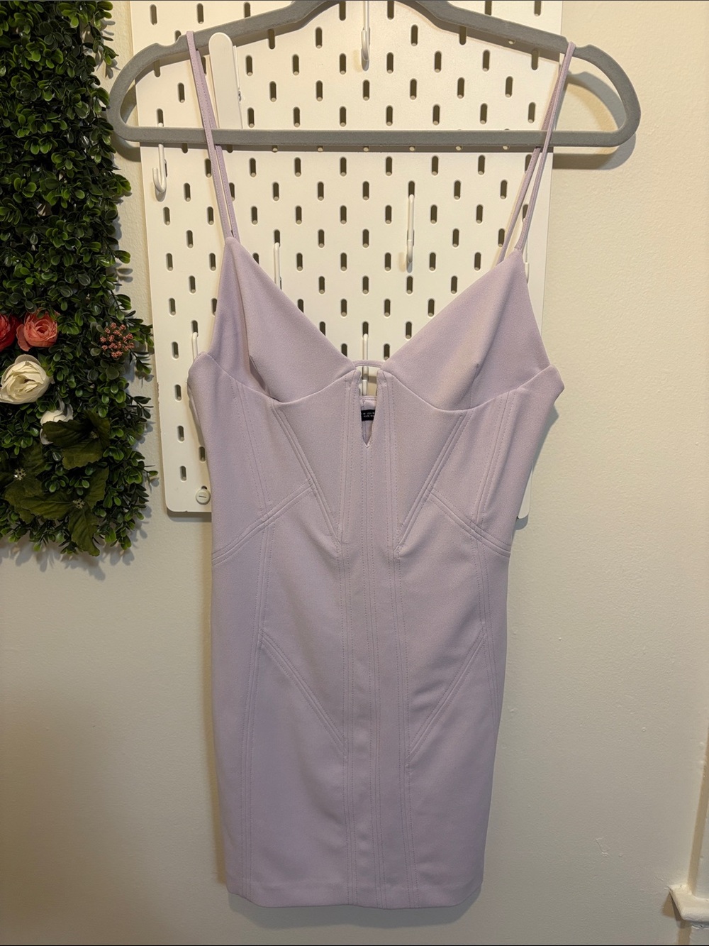Zara Lavender Spaghetti-Strap Slip Dress